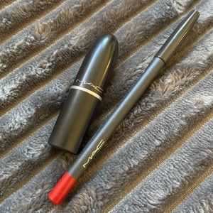 Mac lipstick and lipliner